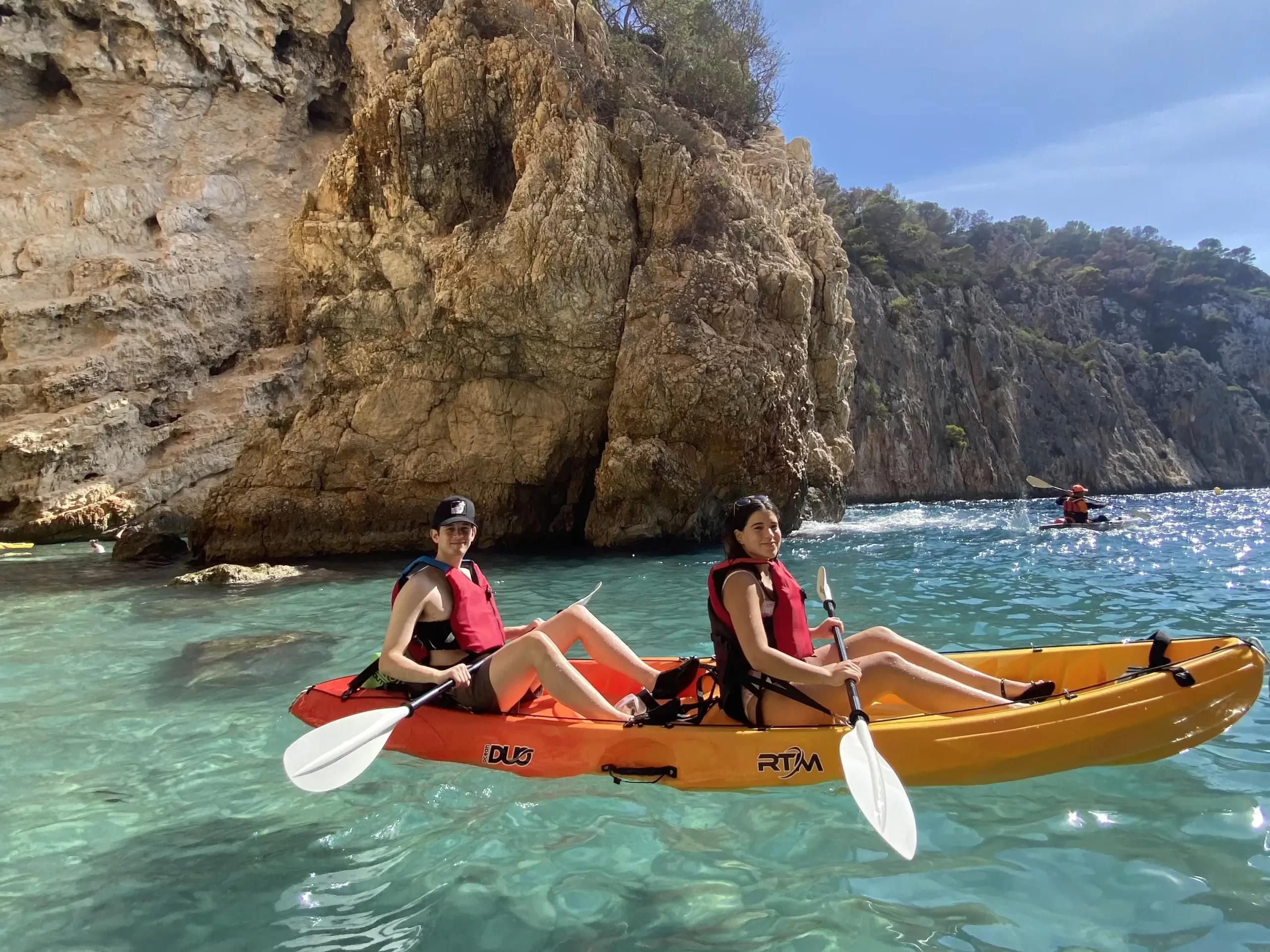 kayak en javea, cala el calo
