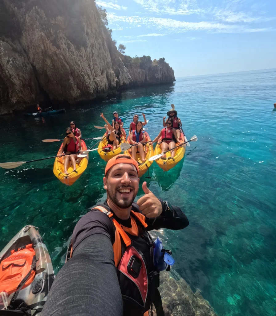 Grupo Aventura-T kayak en Jávea