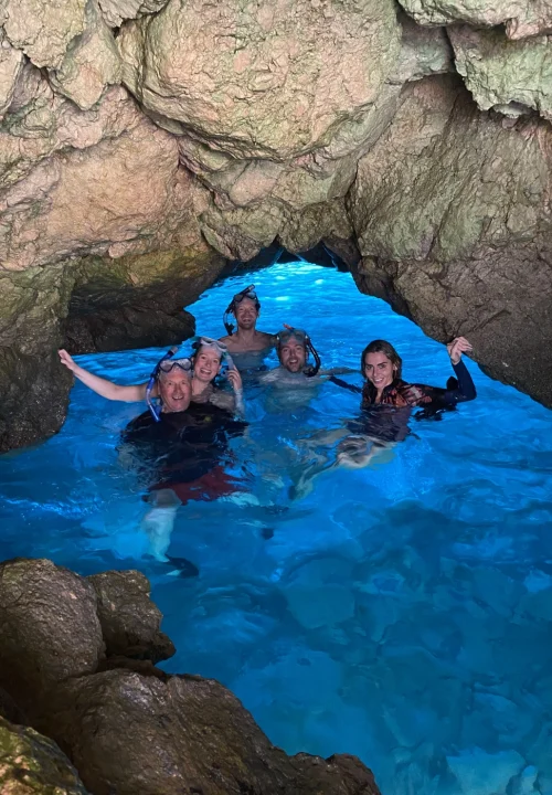 Foto cueva cala el caló xabia snorkel